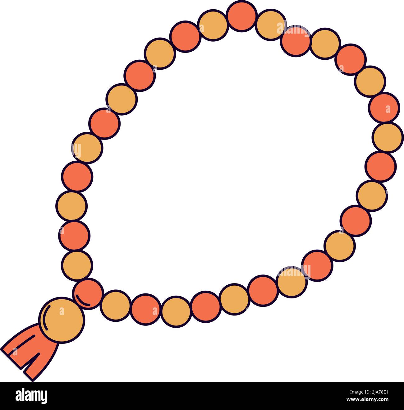 islamic prayer beads Stock Vector Image & Art - Alamy