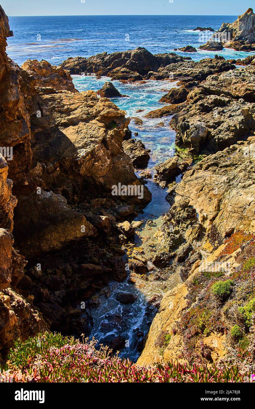 Rock pool next ocean hi-res stock photography and images - Alamy