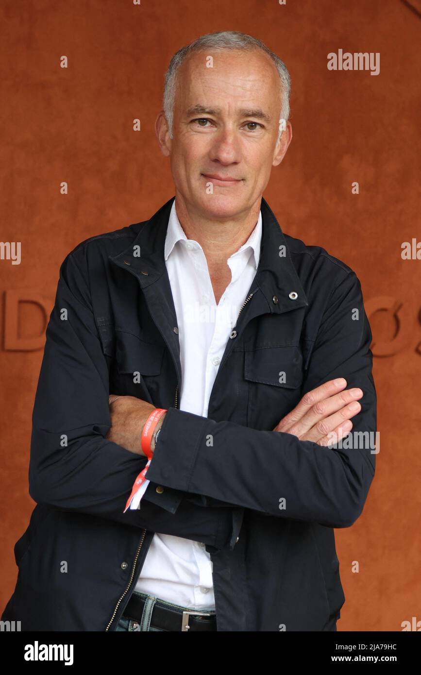 Gilles Bouleau at Village during French Open Tennis Roland Garros 2022 on May 28, 2022 in Paris