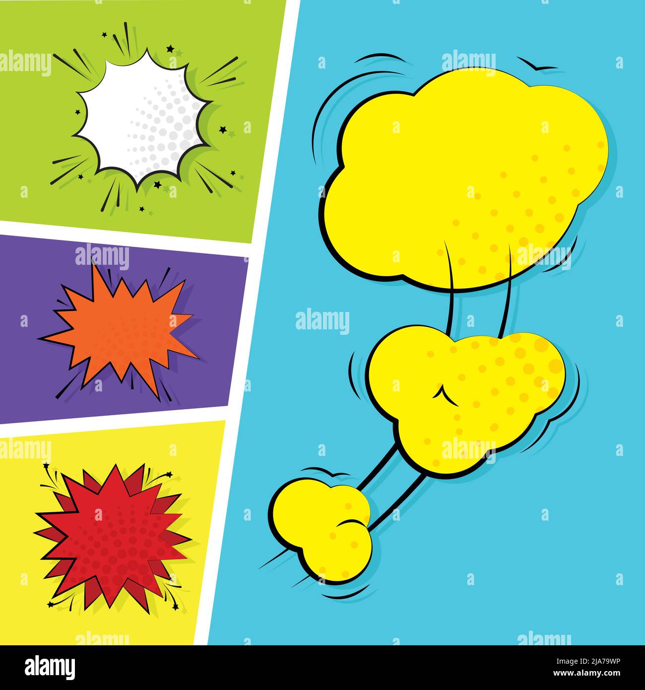 comic bursts icon set Stock Vector Image & Art - Alamy