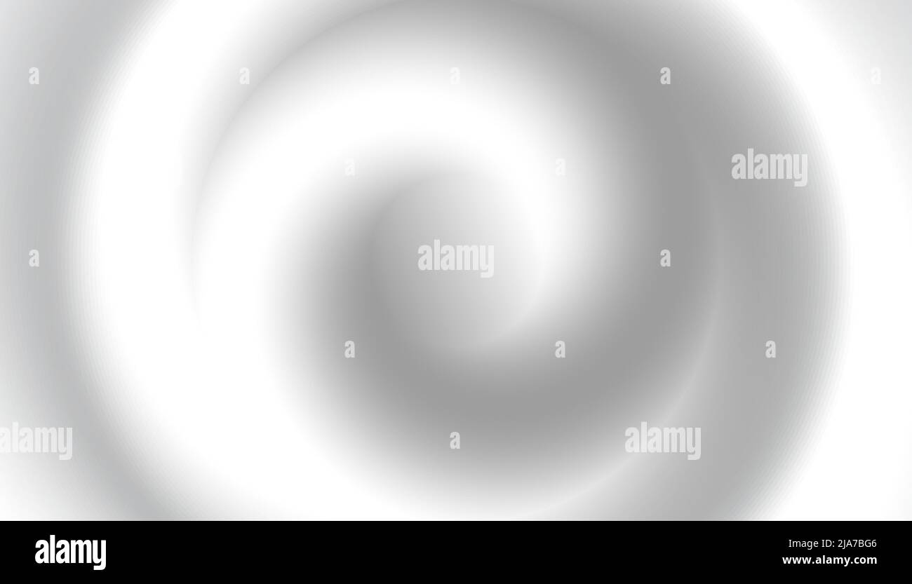 Volume 3d whirlpool, abstract blurred circular banner. Vector blurry background Stock Vector