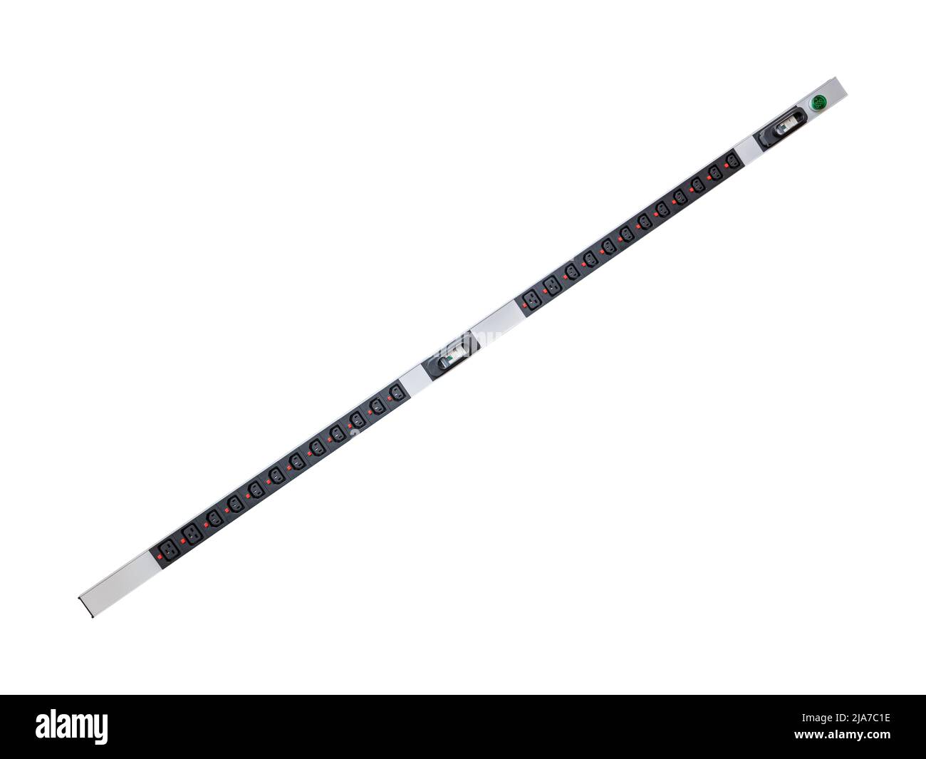 Six Way Extension Lead Power Strip. Power distribution unit on isolated