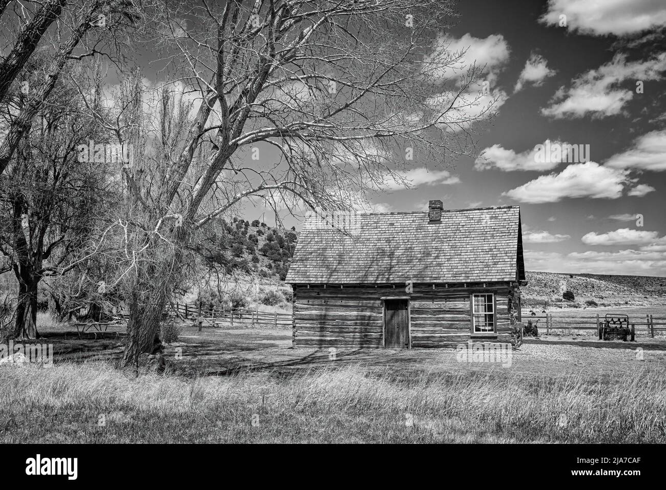 Boyhood home of Butch Cassidy in Circleville, Utah Stock Photo