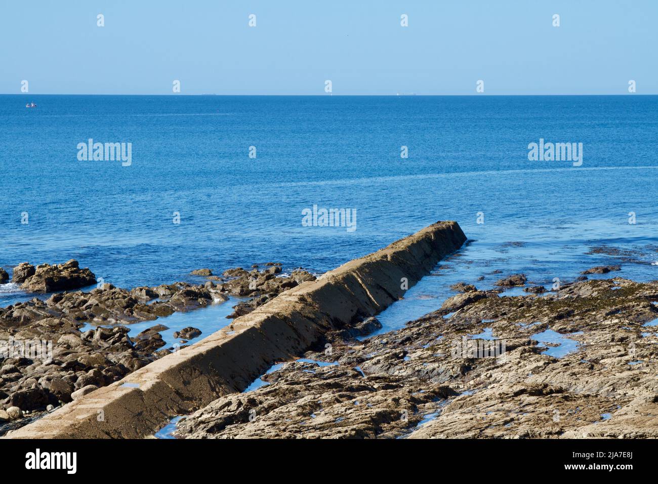 Porthleven Beach In Cornwall On A Sunny Day Stock Photo - Alamy