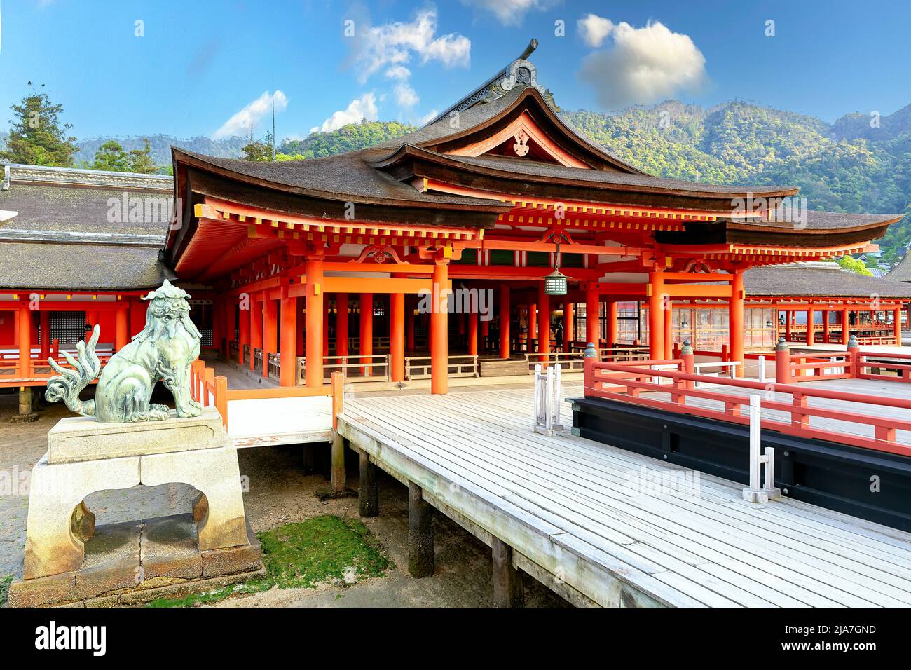 Japan. Miyajima. Hiroshima. Itsukushima shrine Stock Photo