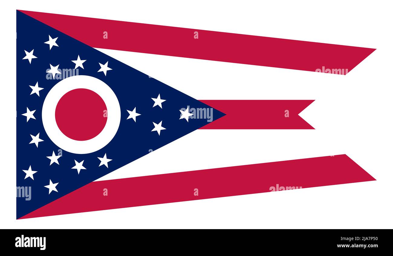State of Ohio U.S. State Vector Illustration Stock Vector Image & Art ...