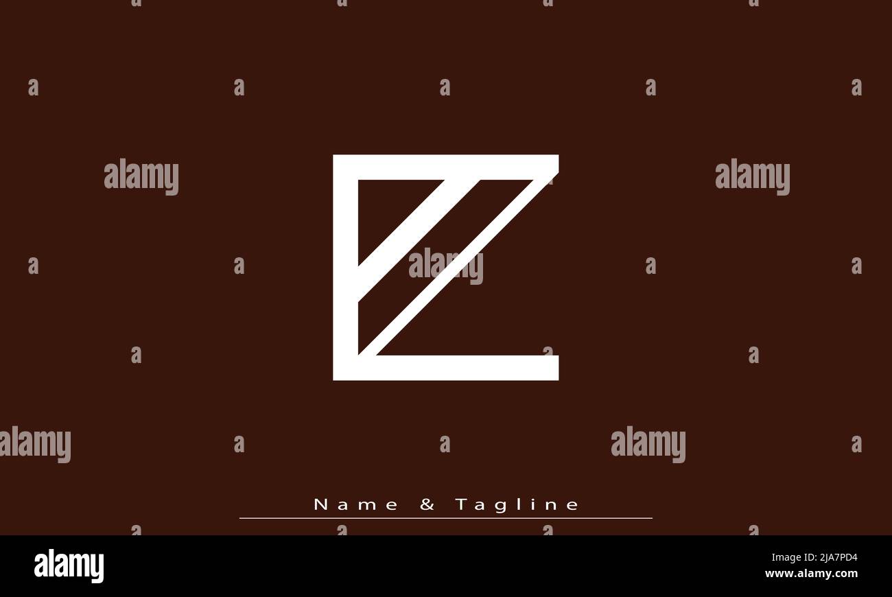 Alphabet letters Initials Monogram logo AL, LA Stock Vector