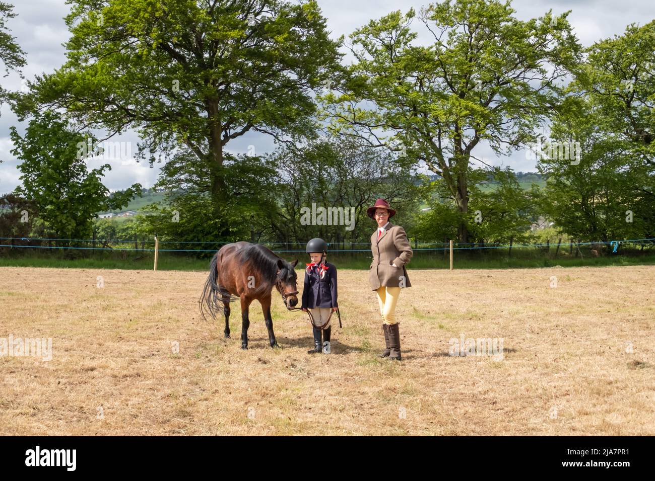 Lesmahagow, Scotland, UK. 28th May, 2022. Horses and ponies judging at