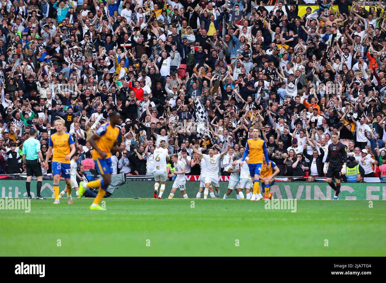 28th May 2022; Wembley Stadium, London, England, EFL League 2 PlayOff final, Mansfield Town