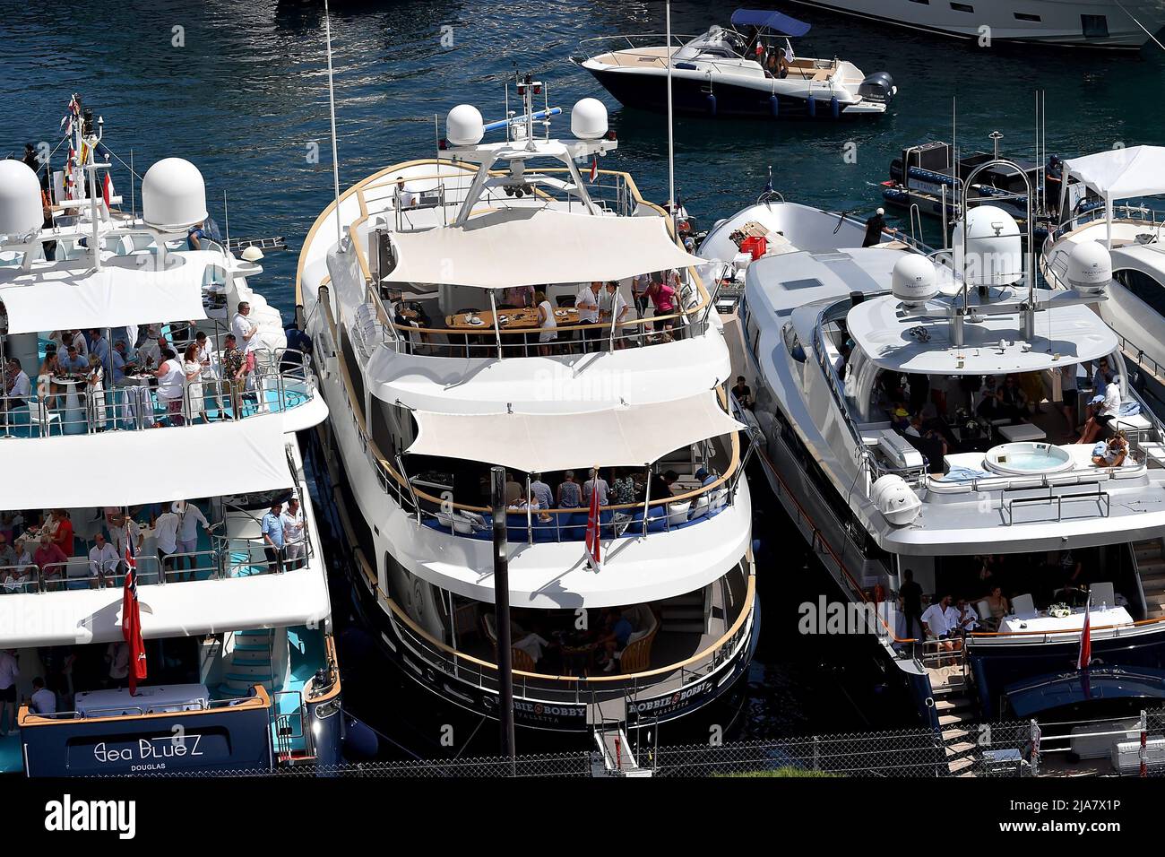 27.05.2022, Monaco Circuit, Monte Carlo, FORMULA 1 GRAND PRIX DE MONACO 2022&#xA; , im Bild&#xA;Boote und Yachten im Hafen von Monaco. Stock Photo