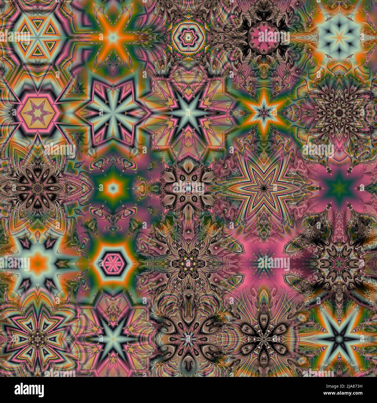 Abstract Computer generated Fractal design. A fractal is a never-ending ...