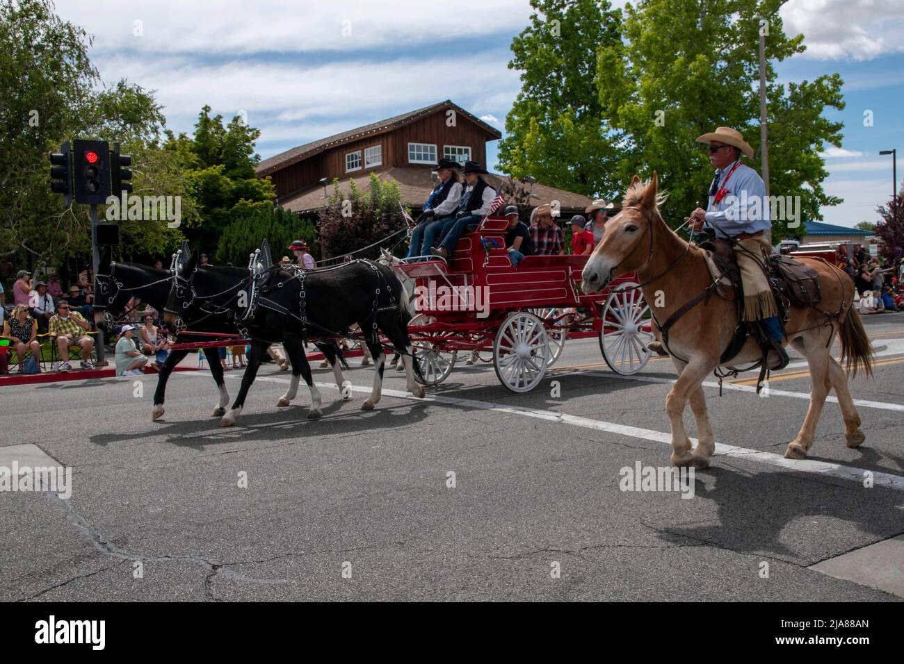 The Mule Days Parade is a staple of the Mule Days celebration in