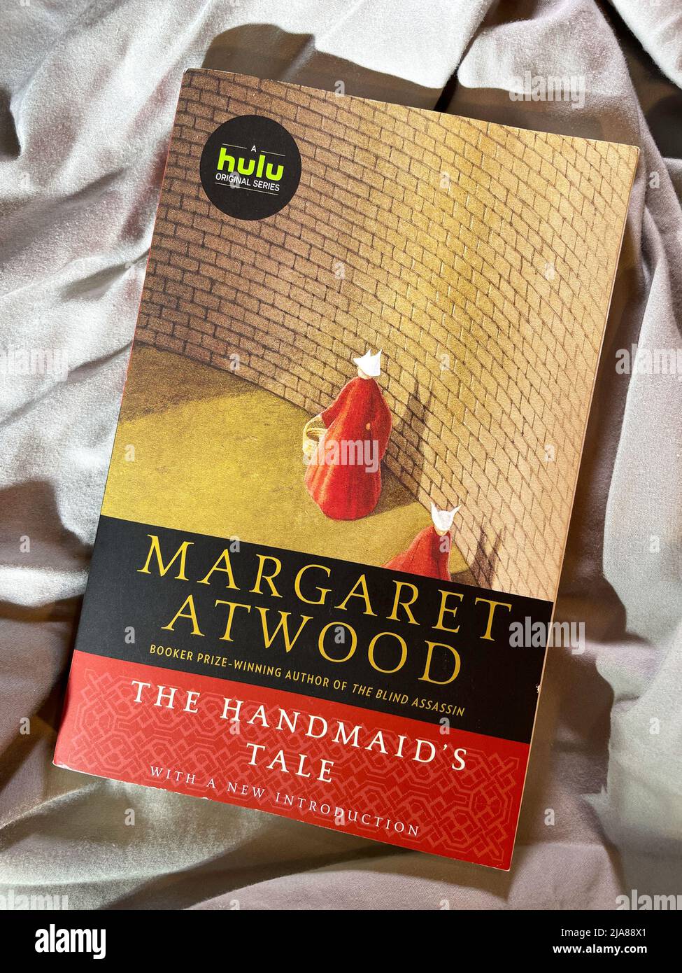 The Handmaid's Tale by Margaret Atwood is cautionary tale of the future of women's rights. Stock Photo