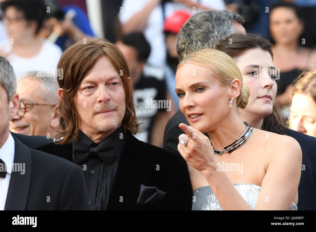 Cannes, France. 28th May, 2022. 75th Cannes Film Festival 2022, red carpet  Closing CeremonyPictured: Norman Reedus, Diane Kruger Credit: Independent  Photo Agency/Alamy Live News Stock Photo - Alamy