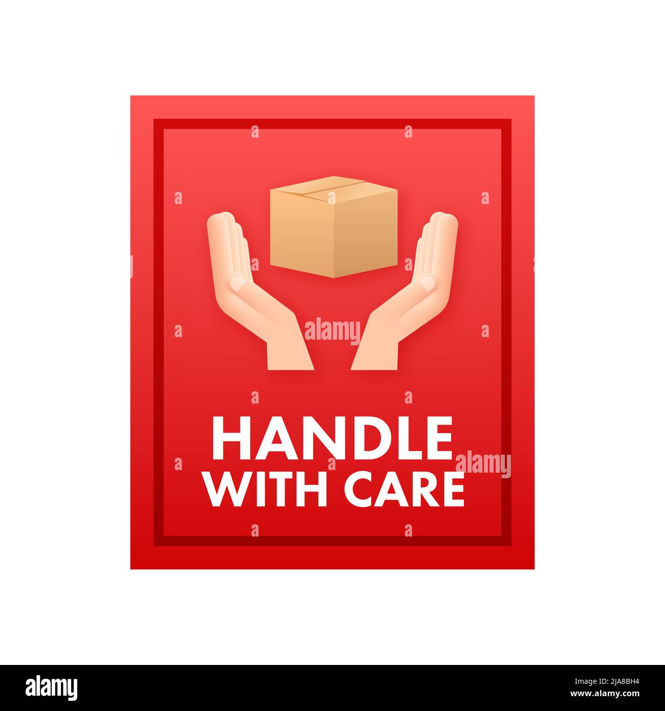 Handle with care, great design for any purposes. Vector graphic. Arrow icon Stock Vector