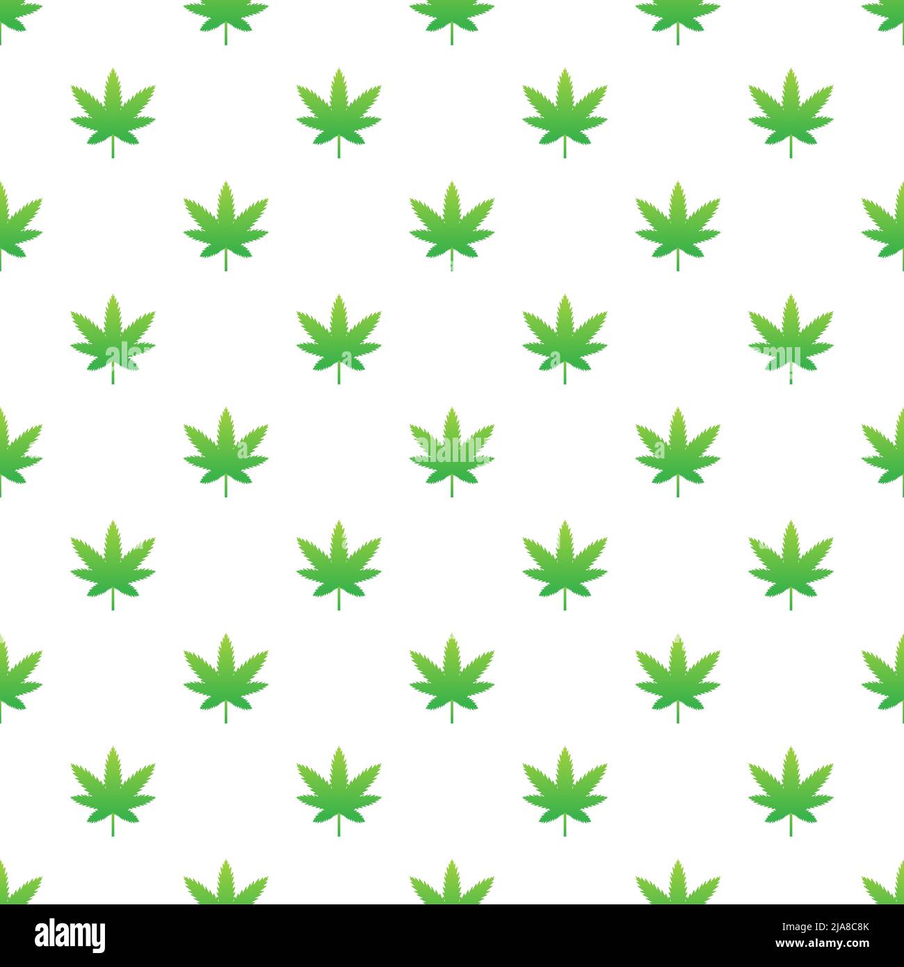 Creative cannabis leaf vector logo icon. Template for CBD Cannabidiol pattern. Vector illustration. Stock Vector