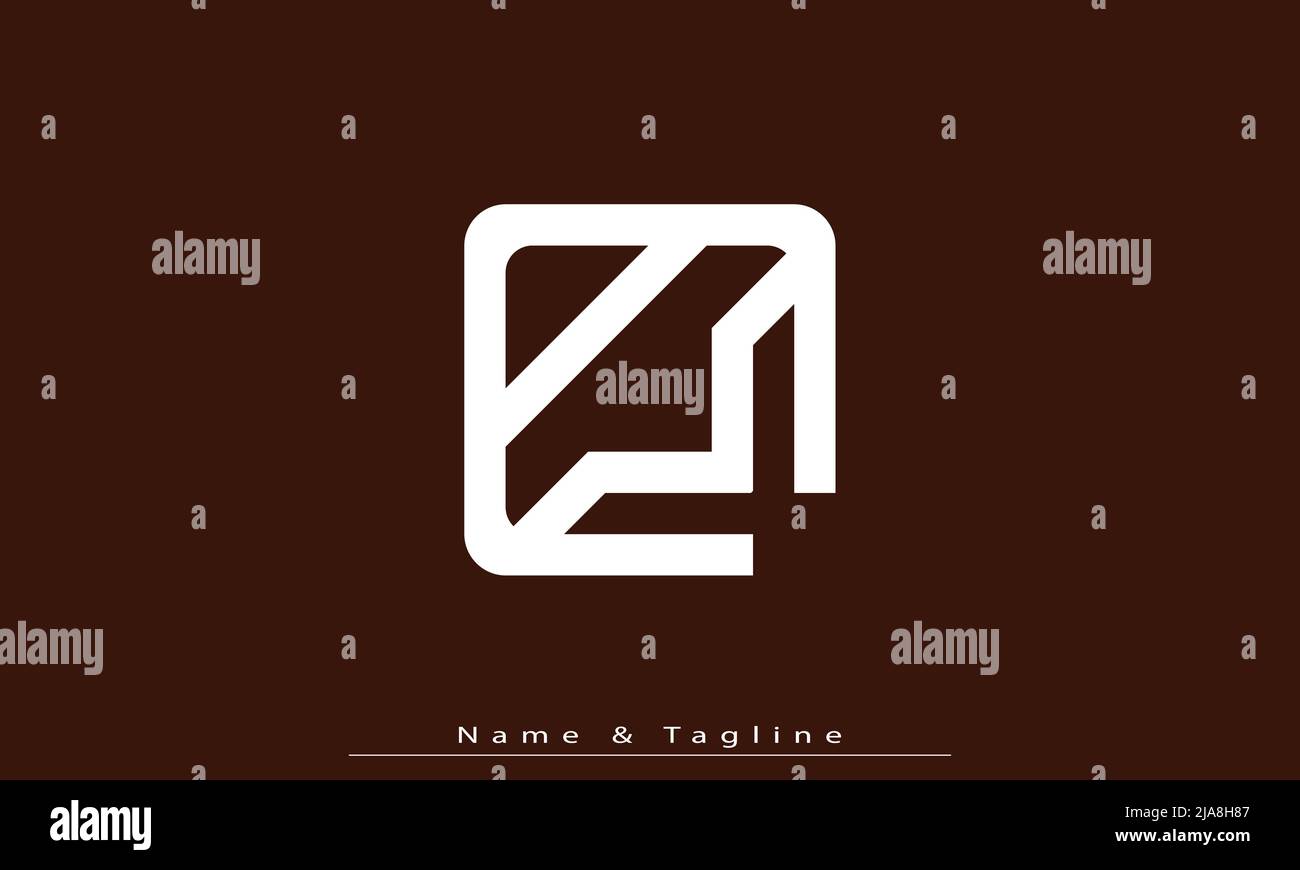 Alphabet letters Initials Monogram logo AM, MA Stock Vector