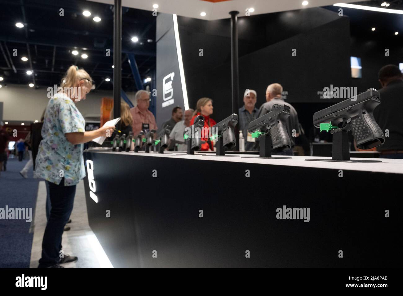 Houston, Texas United States, 28th May 2022 Gun enthusiasts shop for