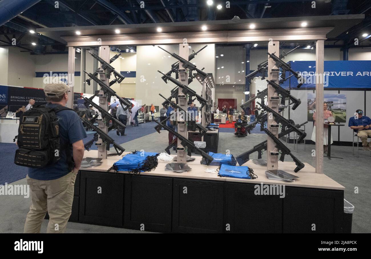 Houston, Texas United States, 28th May 2022 Gun enthusiasts shop for