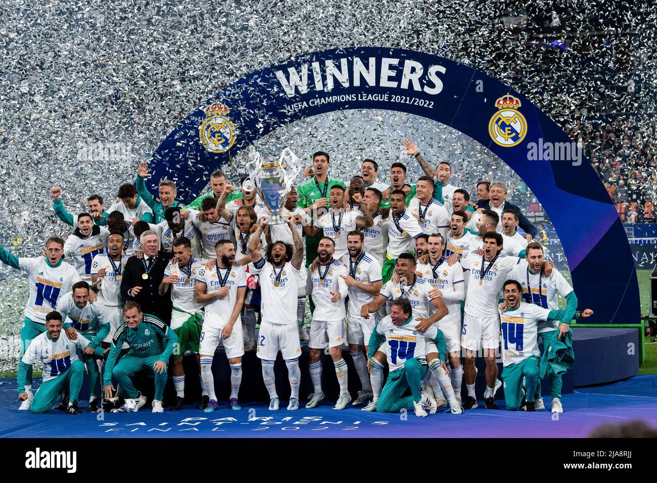 OS CAMPEÕES DA CHAMPIONS LEAGUE. ( 1955 - 2022 ) - REAL MADRID 1 X 0  LIVERPOOL - 28/05/2022 