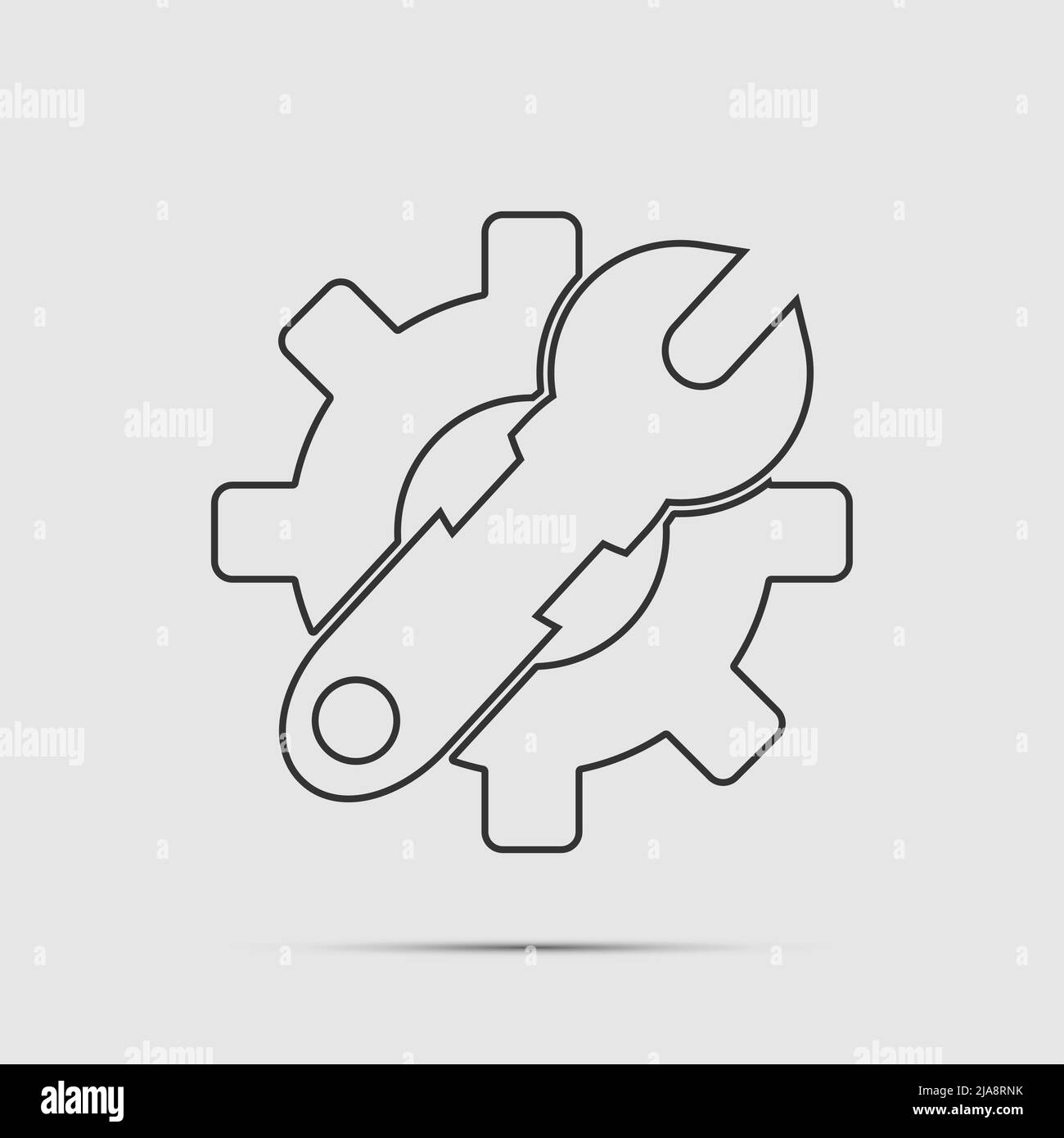 Service Tool icon,Vector illustration Stock Vector Image & Art Alamy