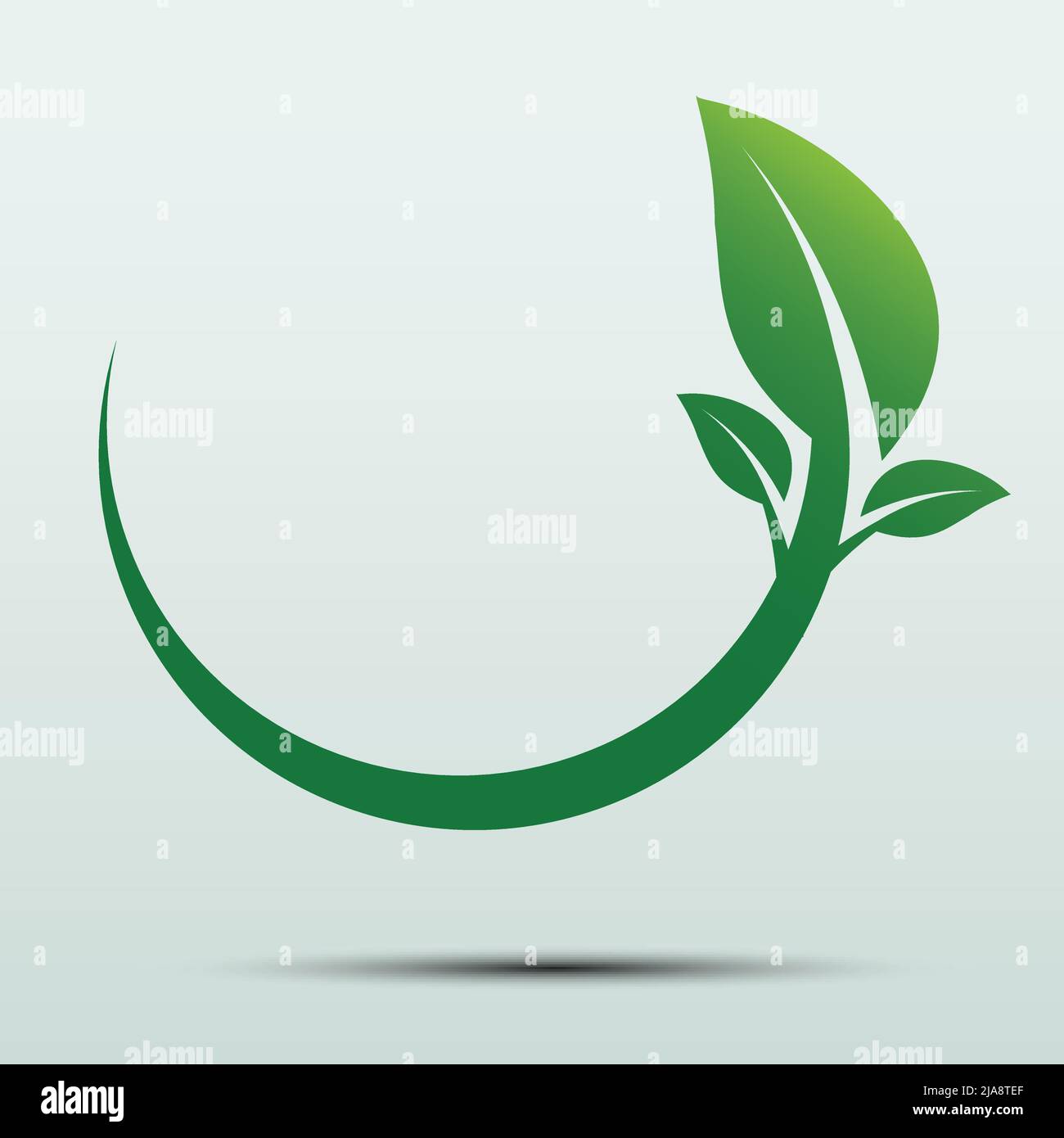 Green leaf logo,ecology nature,Vector illustration Stock Vector Image ...