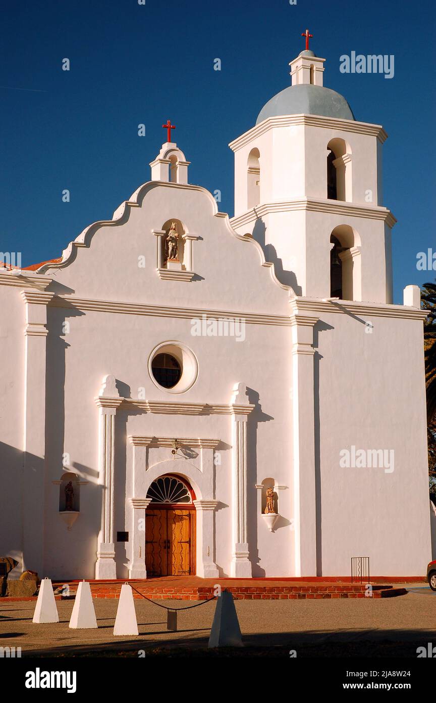 Mission San Luis Rey in Oceanside, California Stock Photo