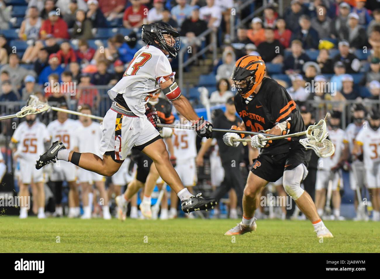 East Hartford, CT, USA. 28th Mar, 2022. Brett Makar (43) of Maryland