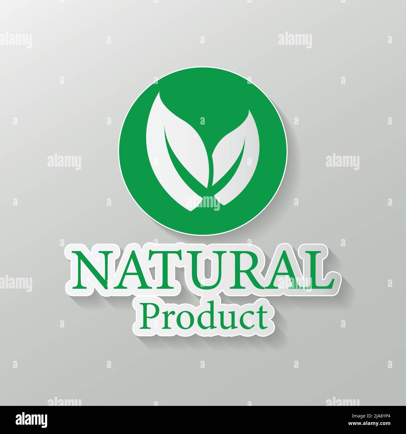 natural vector design.logo natural product,Vector illustration Stock ...