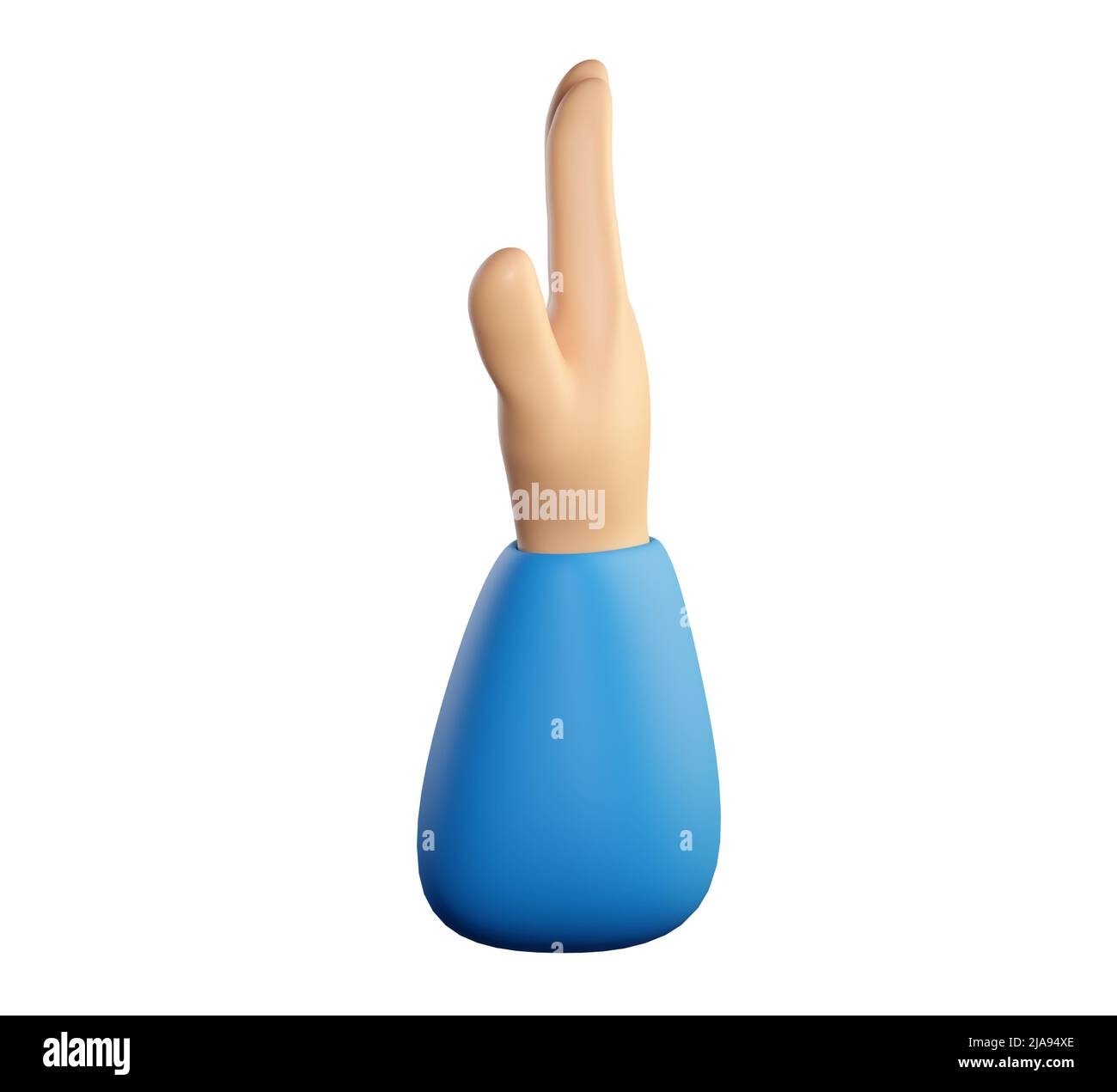 Human hand palm. Five fingers gesture. hello, greeting or goodwill concept. Realistic