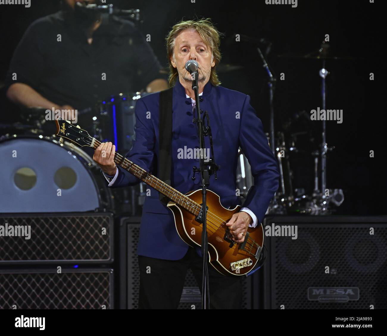 Paul McCartney and his band perform at the Camping World Stadium in Orlando, Florida on Saturday, May 28, 2022. Photo by Joe Marino/UPI Credit: UPI/Alamy Live News Stock Photo