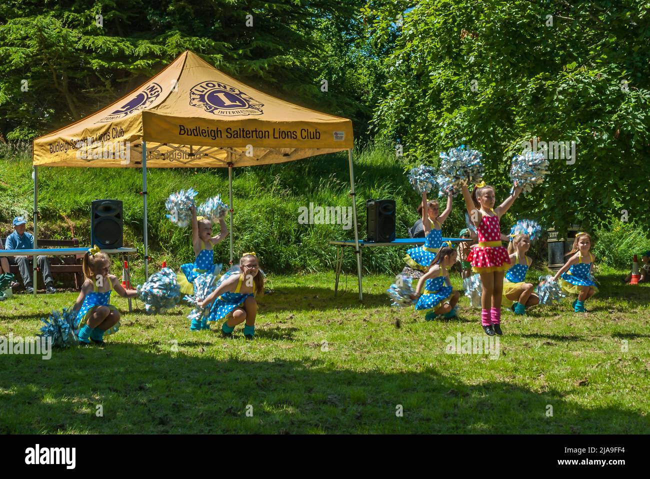 Budleigh Salterton Gala Week.  Young Dancers. Stock Photo