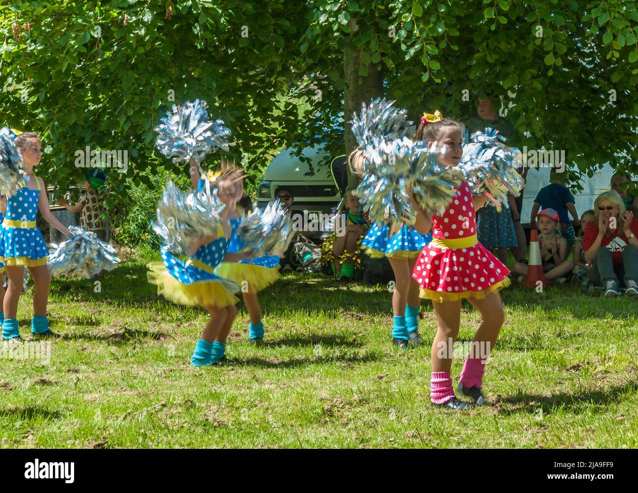 Budleigh Salterton Gala Week.  Young Dancers. Stock Photo