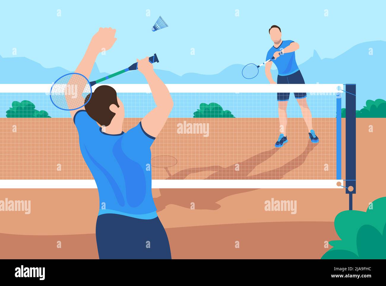 Badminton 2 player discount