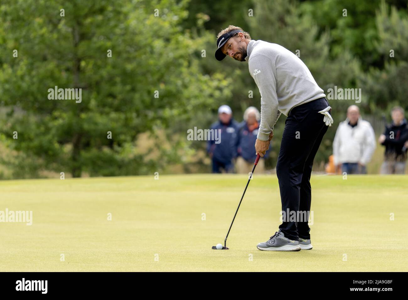 CROMVOIRT Joost Luiten in action on the final day of the Dutch Open