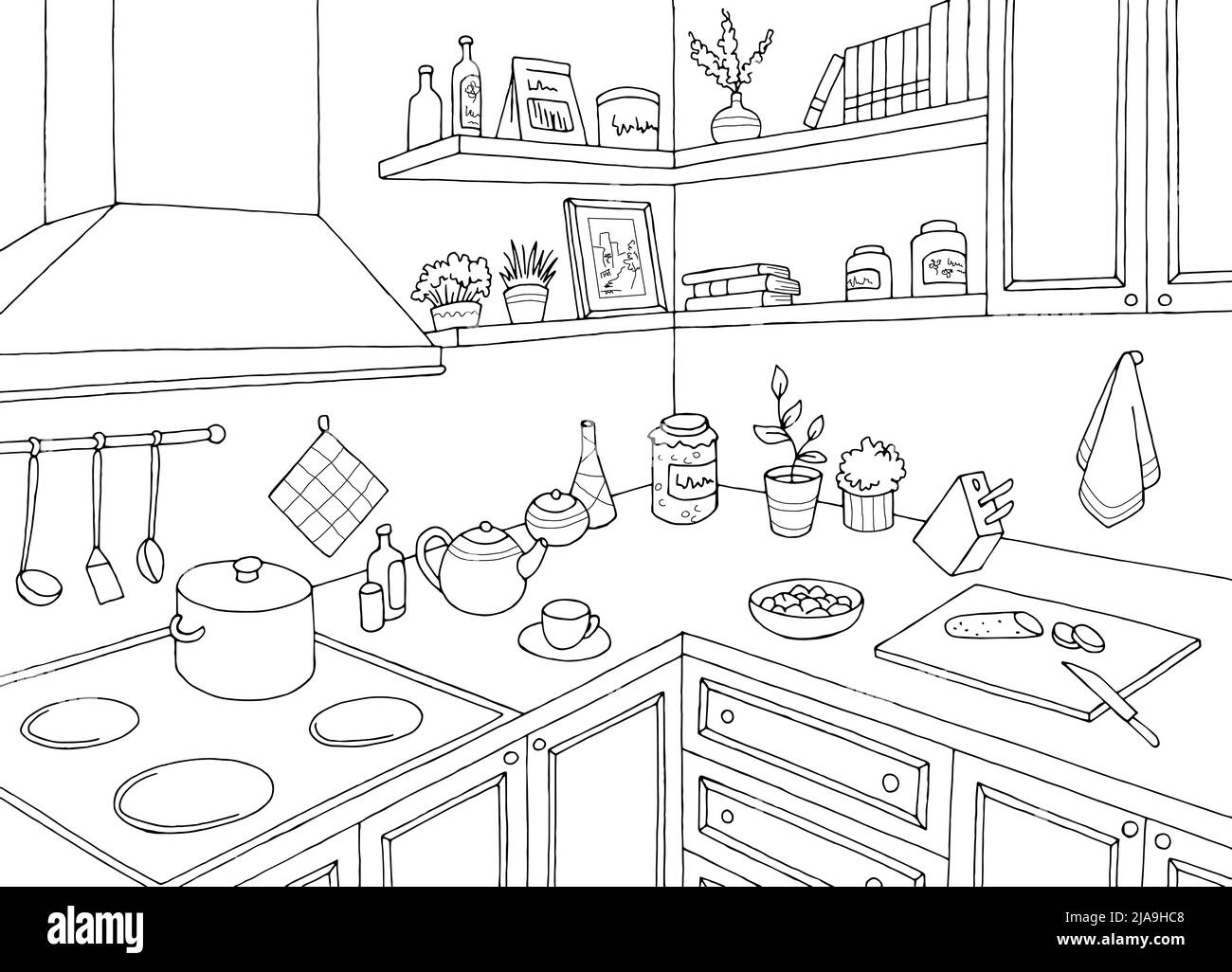 Free Printables Black And White Kitchen