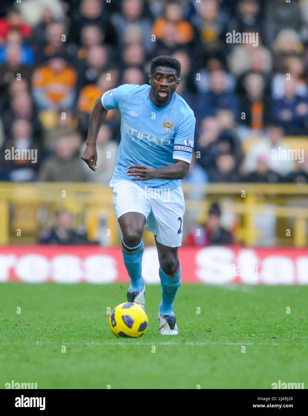 Manchester City Kolo Toure 2010 Stock Photo - Alamy