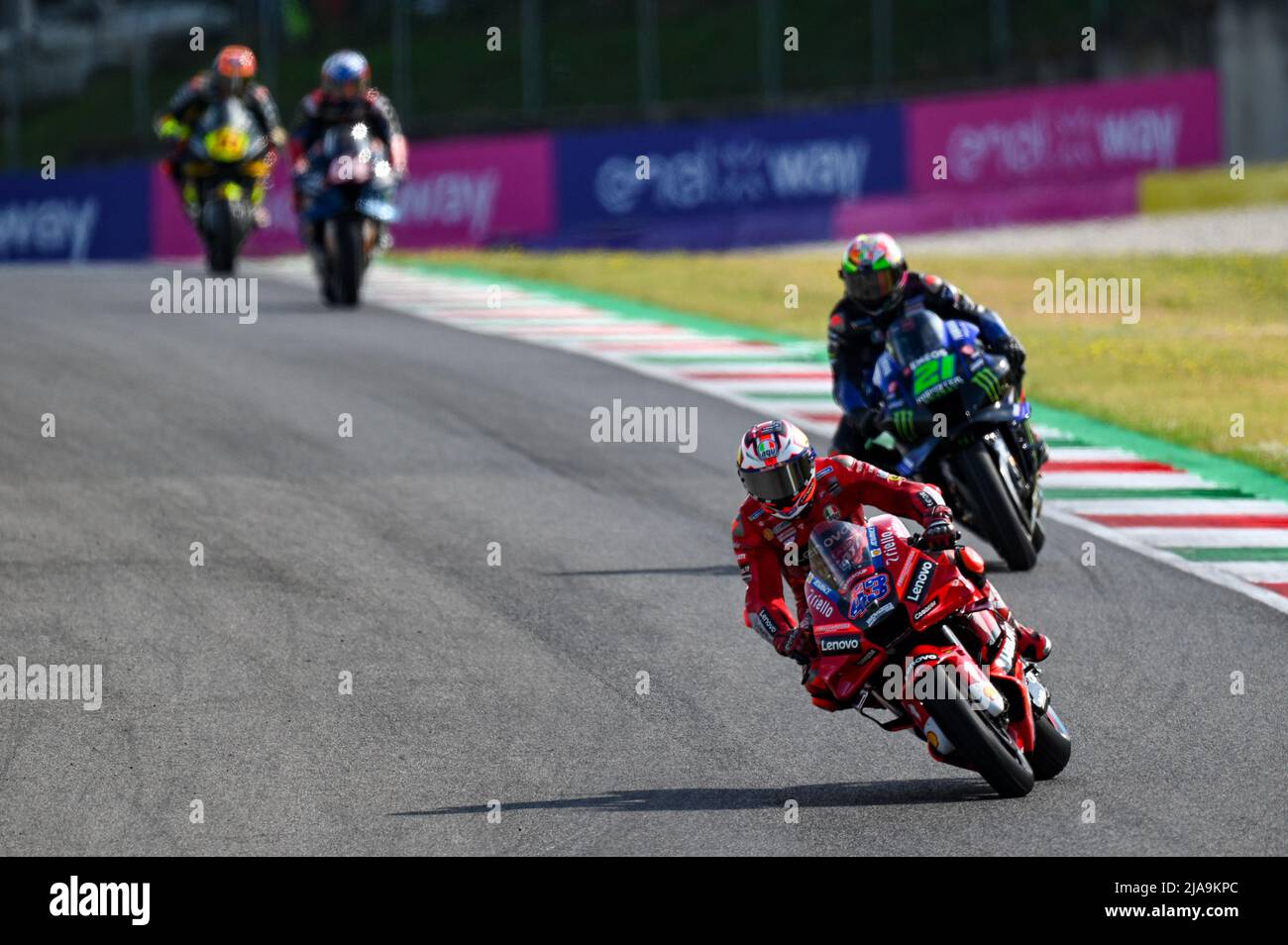 May 29, 2022, Scarperia (FI, Italy: Scarperia (FI), Italy, Mugello  International Circuit, May 29, 2022, MotoGP trophies during Gran Premio  dÃ¢â‚¬â„¢Italia Oakley Race - MotoGP World Championship. (Credit Image: ©  Alessio Marini/LPS