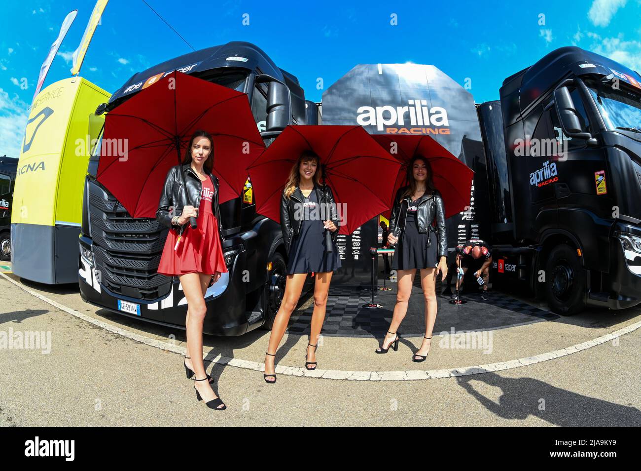 May 29, 2022, Scarperia (FI, Italy: Scarperia (FI), Italy, Mugello  International Circuit, May 29, 2022, MotoGP trophies during Gran Premio  dÃ¢â‚¬â„¢Italia Oakley Race - MotoGP World Championship. (Credit Image: ©  Alessio Marini/LPS