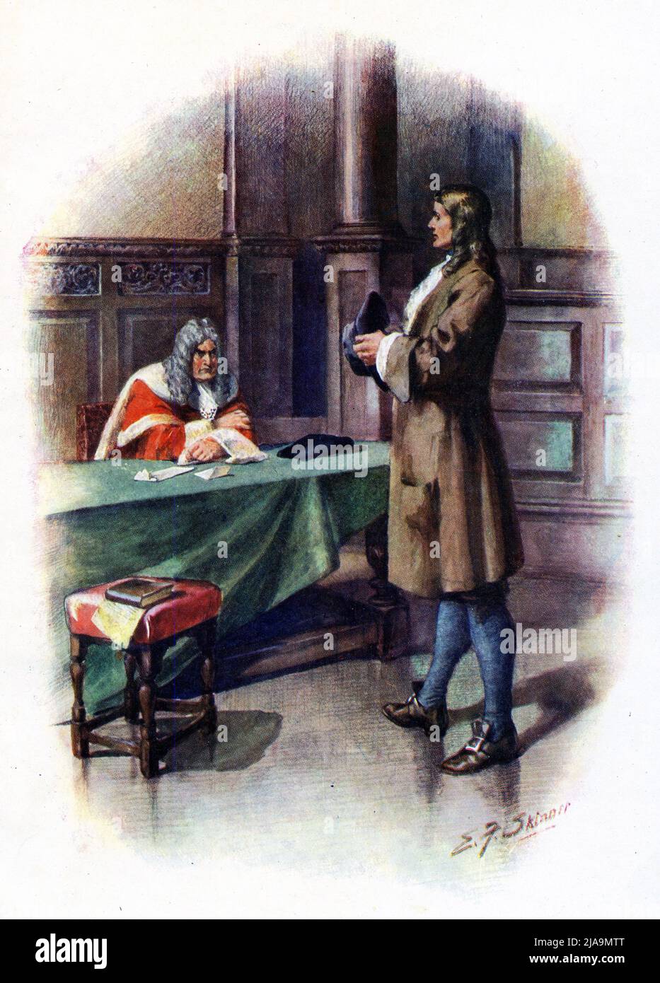 Scene from RD Blackmore's Lorna Doone Stock Photo Alamy