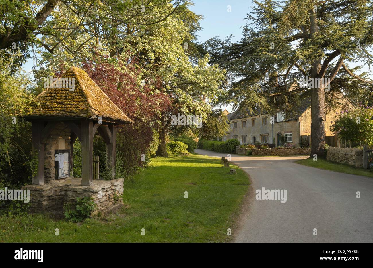 Hidcote Bartrim in springtime, Cotswolds, England. Stock Photo