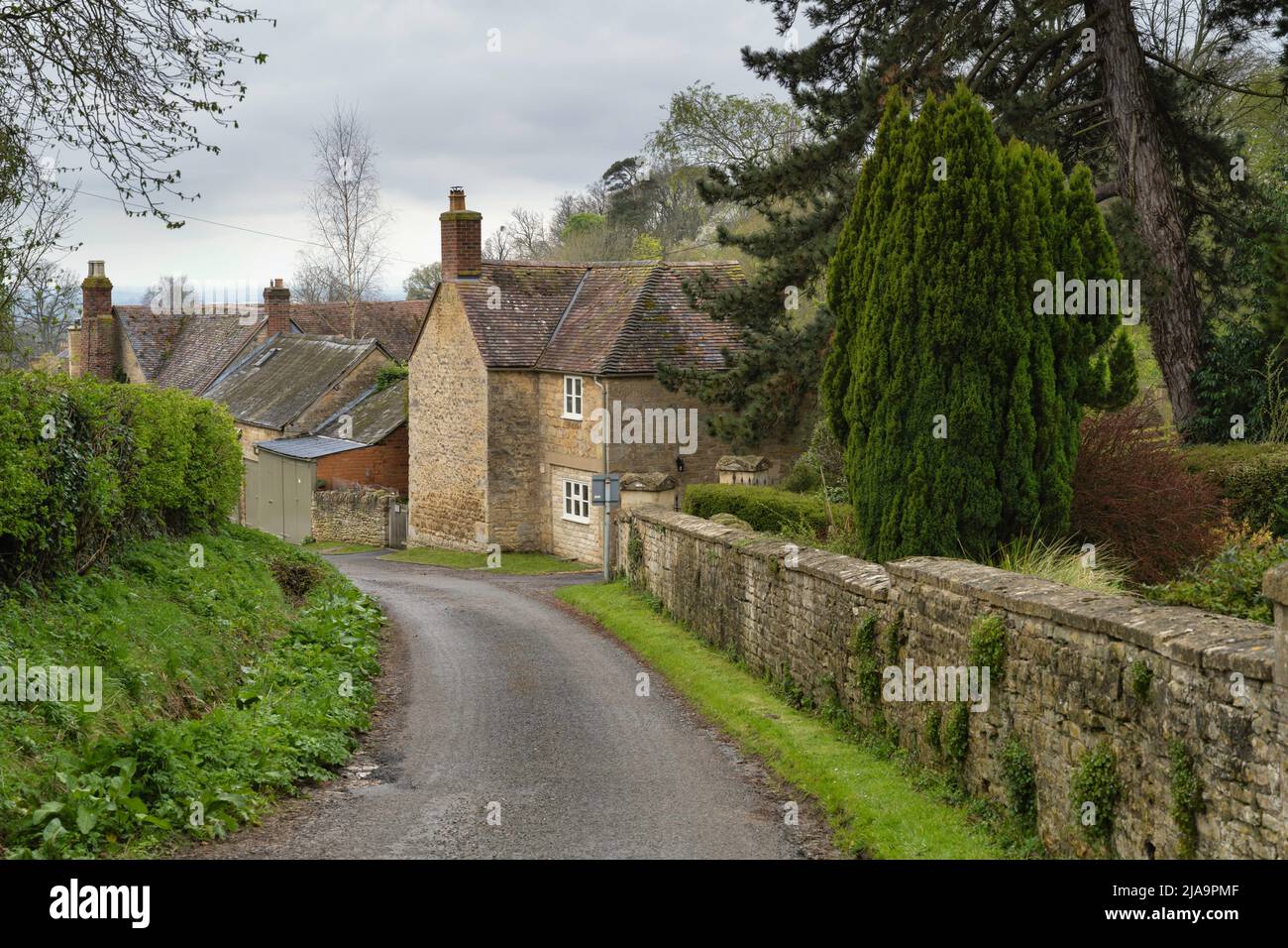 Overbury village, Cotswolds, Gloucestershire, England. Stock Photo