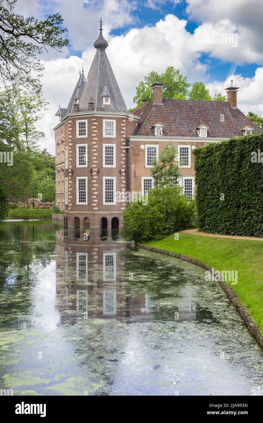 Tower of the historic castle Nijenhuis in Wijhe, Netherlands Stock Photo