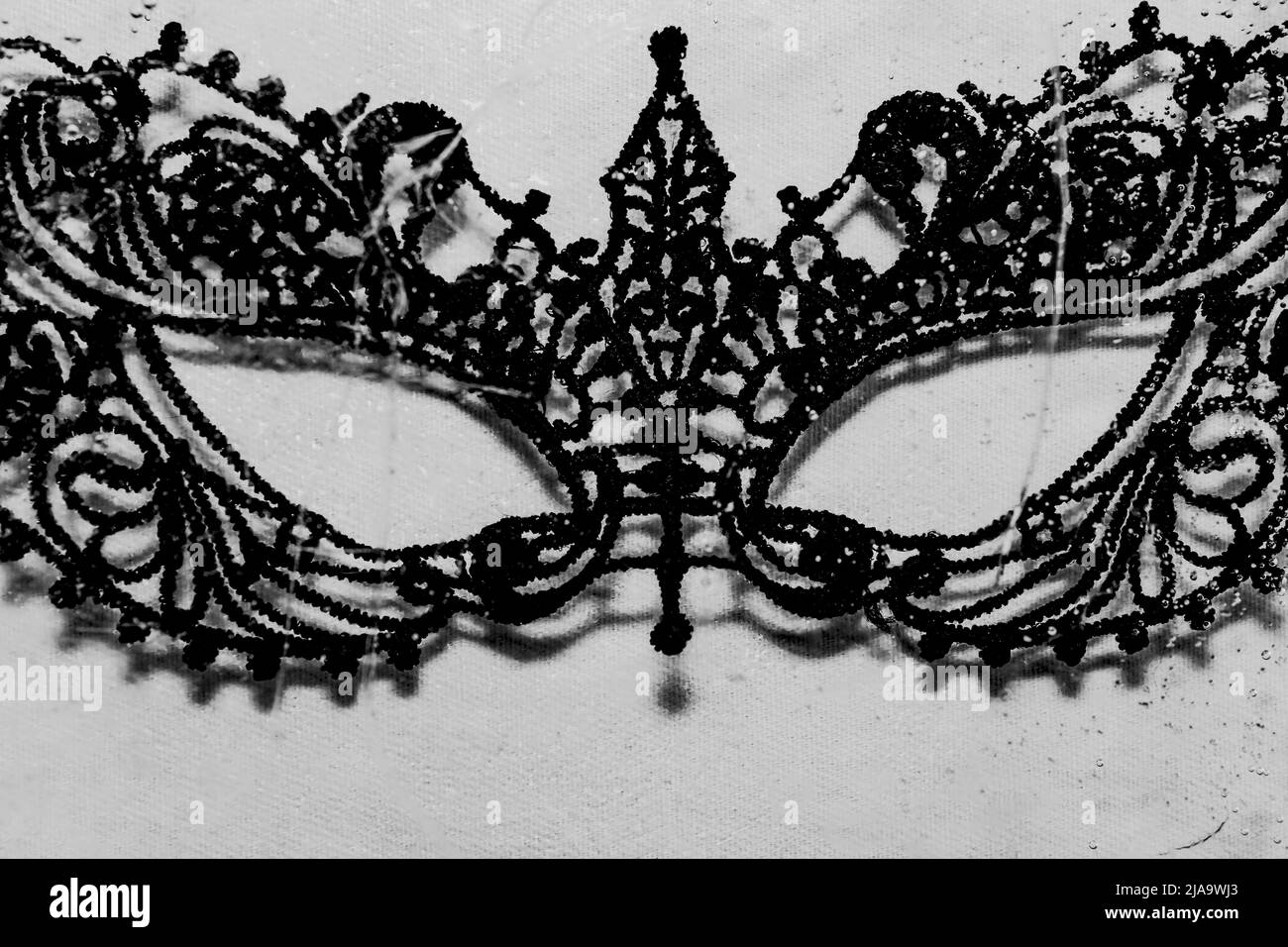 Plain Black Masquerade Masks