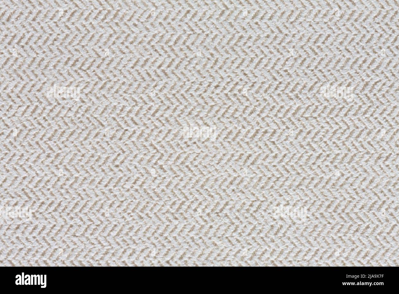 White textile background with ornament surface close-up. Stock Photo