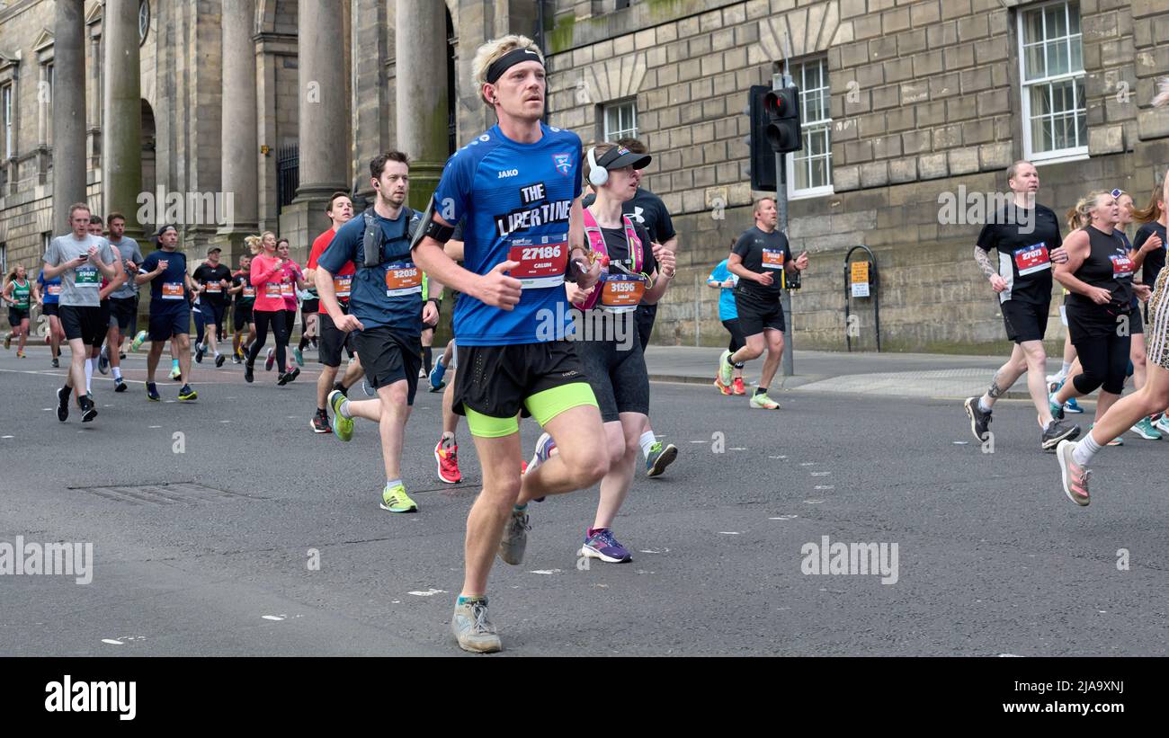 Edinburgh Scotland, UK May 29 2022. Edinburgh Marathon Festival takes ...