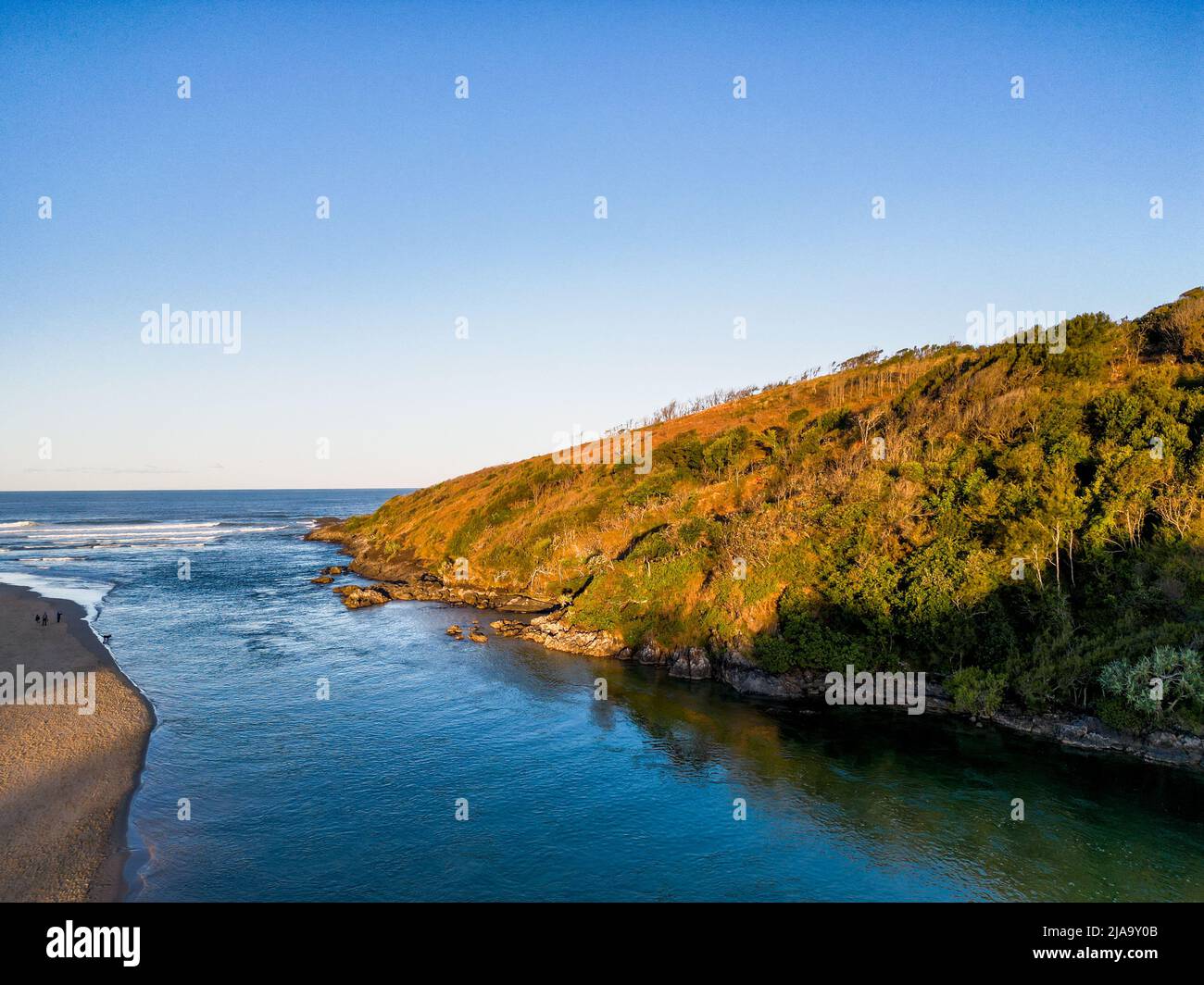 Aerial view of ocean at sunset hi-res stock photography and images - Alamy