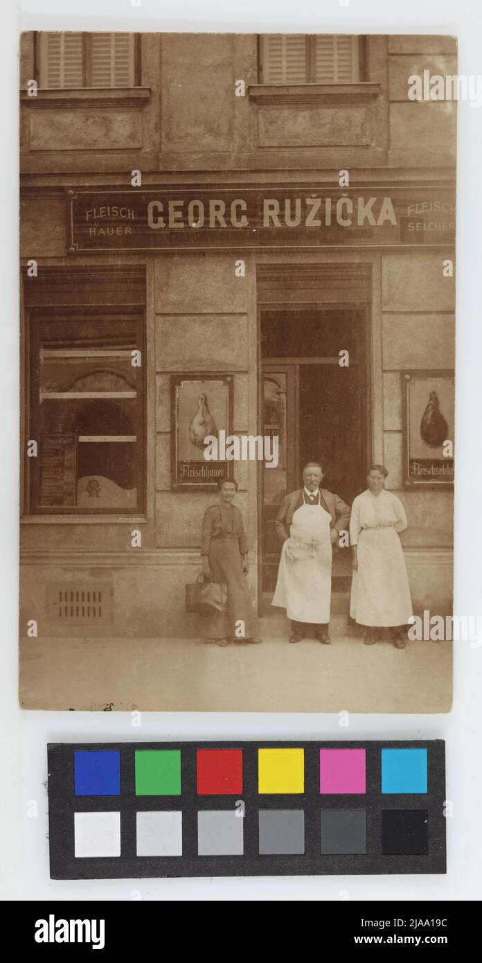 22., Kaisermühlen - Schüttustraße 62 - Fleischhauerei Georg Ruzicka ...