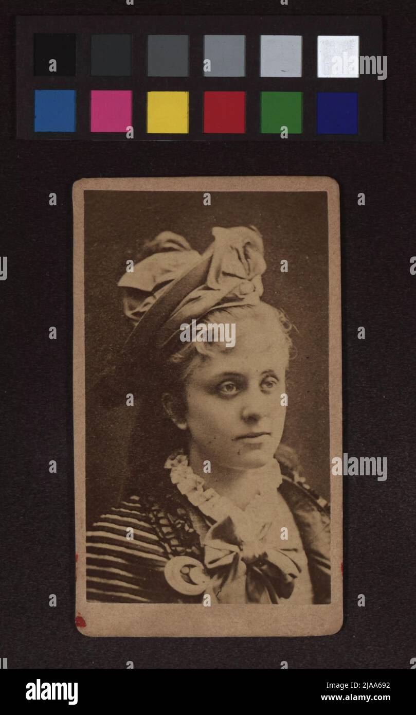 Stella Hohenfels (1857-1920), actress. Unknown, photographer Stock ...