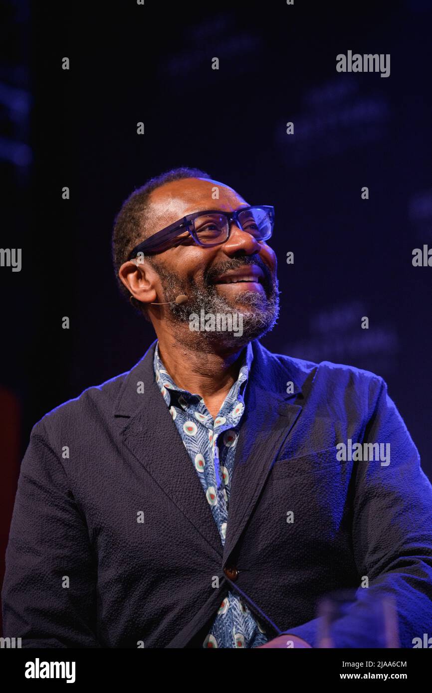 Hay-on-Wye, Wales, UK. 29th May, 2022. Lenny Henry and Monica Dolan ...